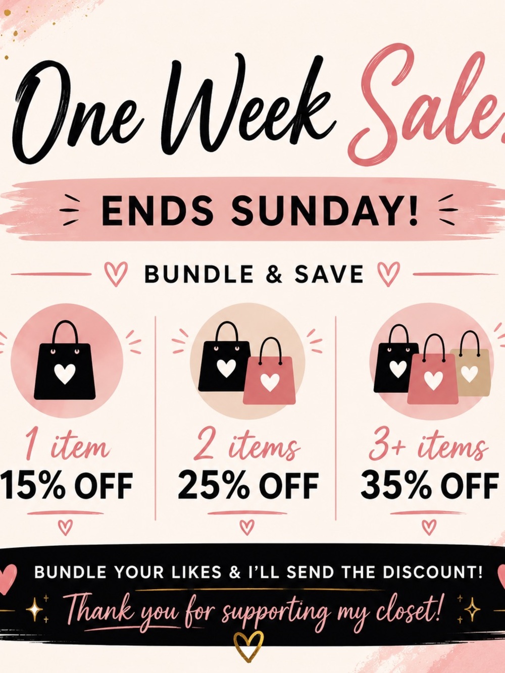⭐️ 🚩‼️ONE WEEK SUMMER FLASH SALE‼️🚩⭐️
